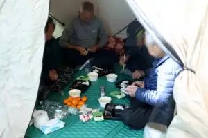 [포토] 휴식 취하는 산불 이재민들