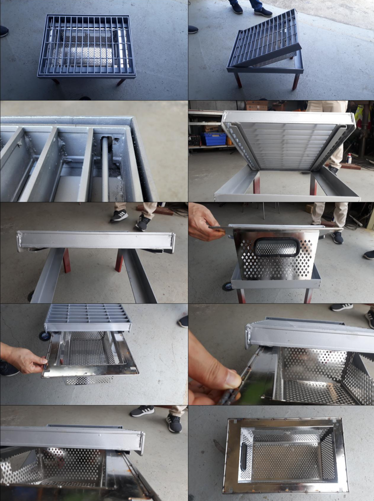 특허내용을 토대로 직접 제작했던 ECO 그레이팅. 제주도 제공