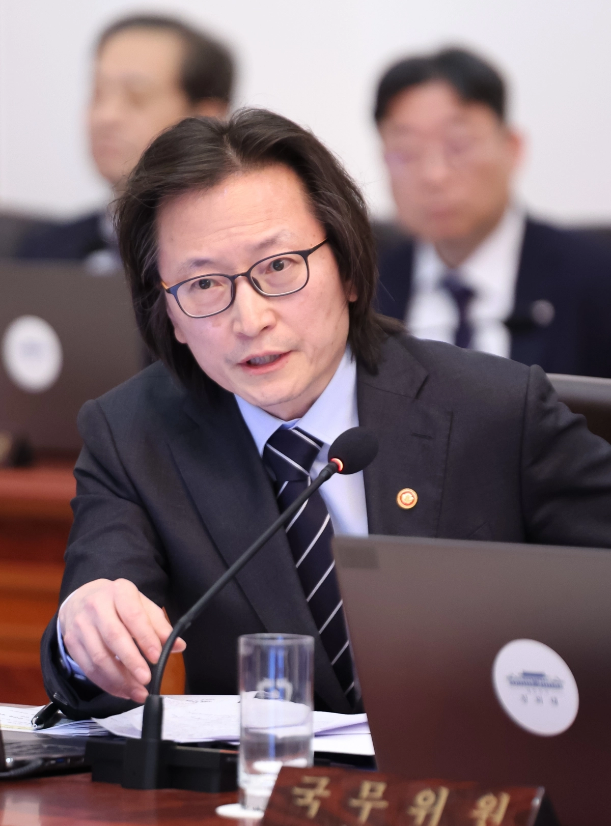 공정거래위원장, 국무회의 발언     (서울=연합뉴스) 한상균 기자 = 주병기 공정거래위원장이 24일 청와대에서 열린 이재명 대통령 주재 국무회의에서 발언하고 있다. 2026.2.24 [청와대통신사진기자단]     xyz@yna.co.kr