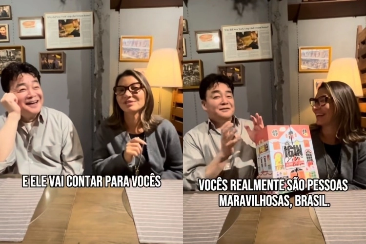 루이스 이나시우 룰라 다시우바 브라질 대통령과 함께 국빈 방한 중인 호잔젤라 다시우바(오른쪽) 여사가 백종원 더본코리아 대표와 단독 만찬을 가졌다. 다시우바 여사 인스타그램 캡처