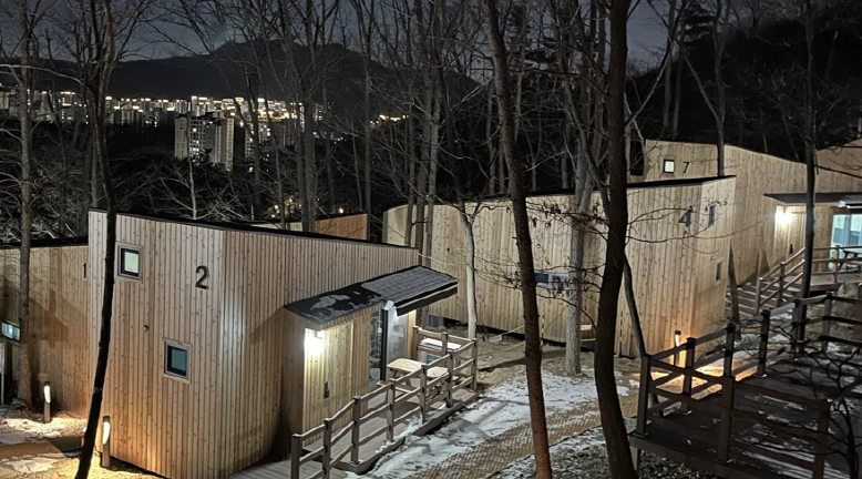 의왕 바라산자연휴양림 ‘숲속의집’(의왕도시공사 제공)