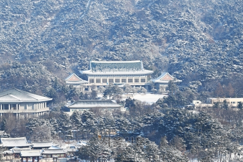 2일 서울 종로구 청와대에 눈이 쌓여 있다. 2026.2.2 홍윤기 기자