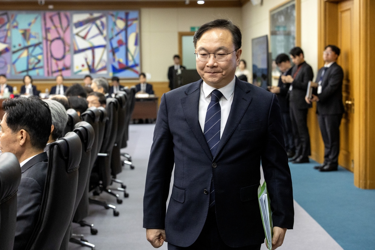 전국법원장회의 참석하는 박영재 법원행정처장