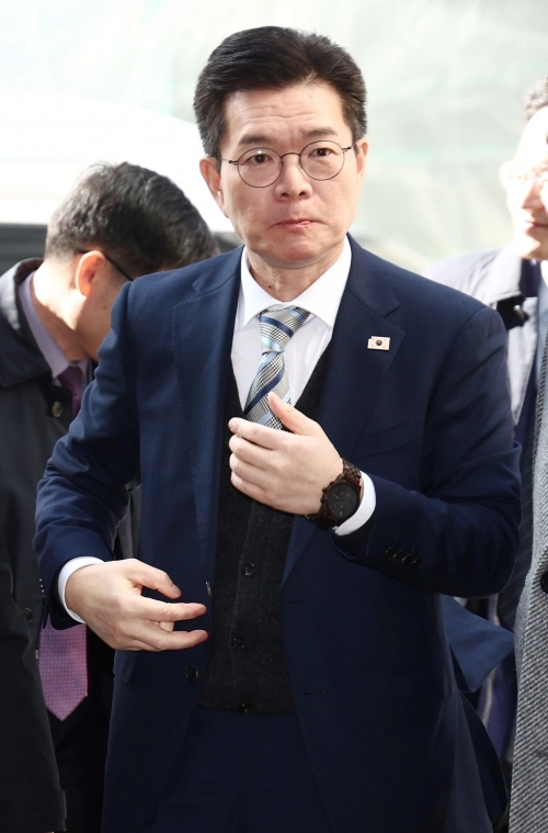 정원오 성동구청장은 지난 23일 서울 영등포구 더불어민주당 중앙당사에서 열린 광역단체장 후보 면접에 참석했다. 뉴스1