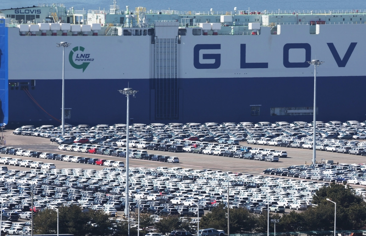 (평택=연합뉴스) 사진은 25일 경기도 평택항에 수출용 자동차가 세워져 있는 모습. 2026.2.25