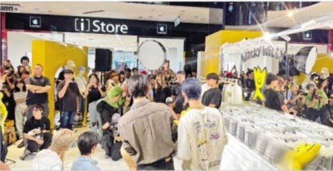 대만에서 ‘더현대 글로벌’을 통해 운영한 ‘와키윌리’ 팝업스토어. 현대백화점 제공