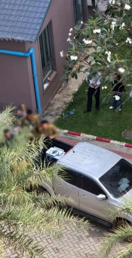 송남이파 단속 당시 라오스 콜센터 외곽 모습.