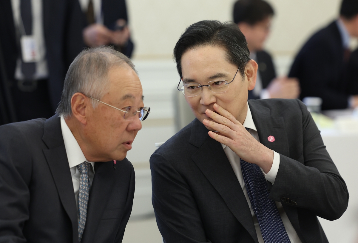 이재용 회장과 류진 회장