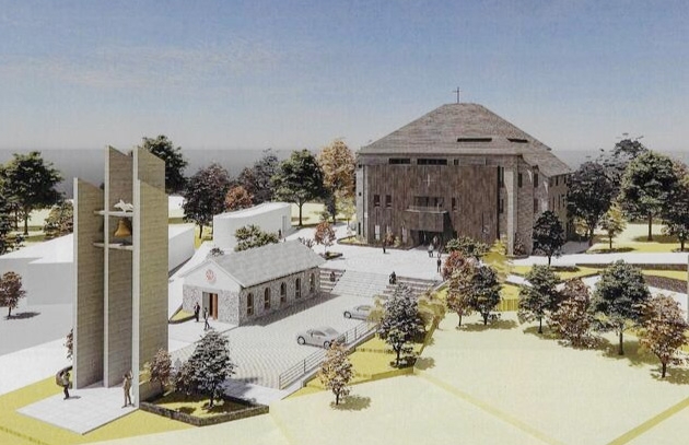 오는 28일 오후 서귀포시 천제연로 149 현지에서 교구장 문창우 주교 주례로 ‘중문 치유와 평화성당’ 기공식을 갖는다. 천주교제주교구중문성당 제공