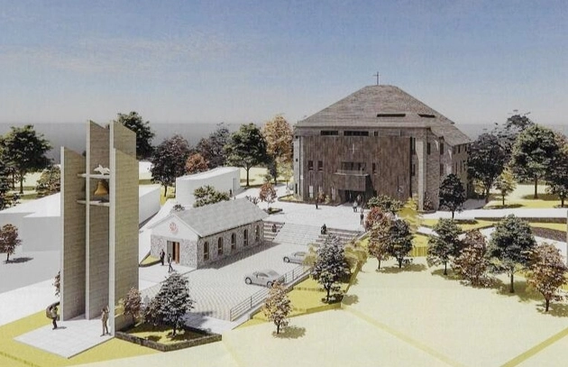 오는 28일 오후 서귀포시 천제연로 149 현지에서 교구장 문창우 주교 주례로 ‘중문 치유와 평화성당’ 기공식을 갖는다. 천주교제주교구중문성당 제공