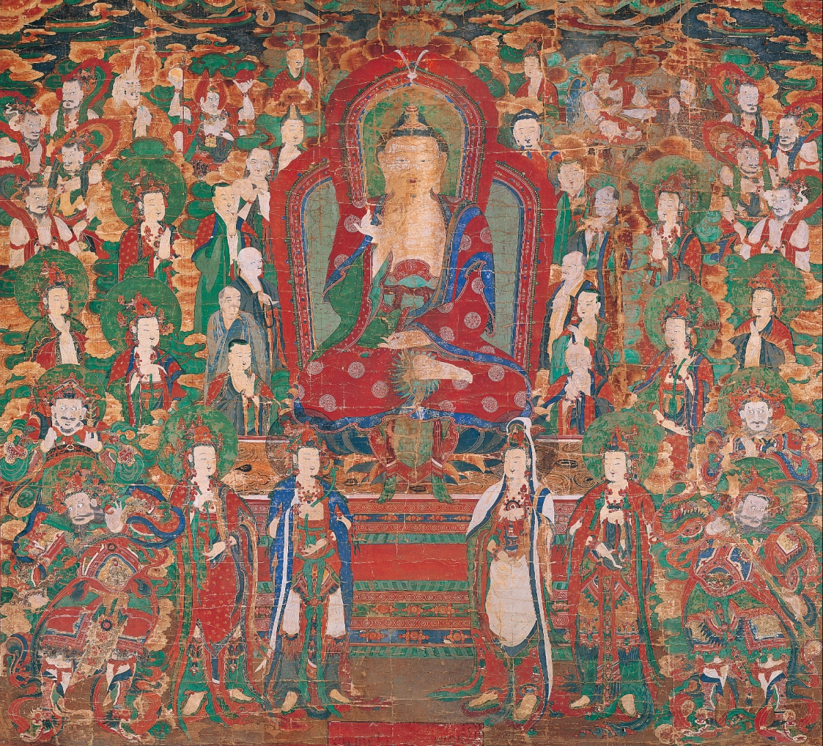 경기 가평 현등사 아미타여래설법도. 국가유산청 제공