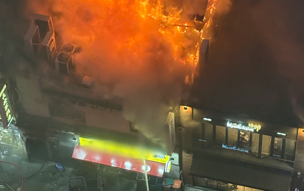 퇴근시간대 북창동 상가건물서 불