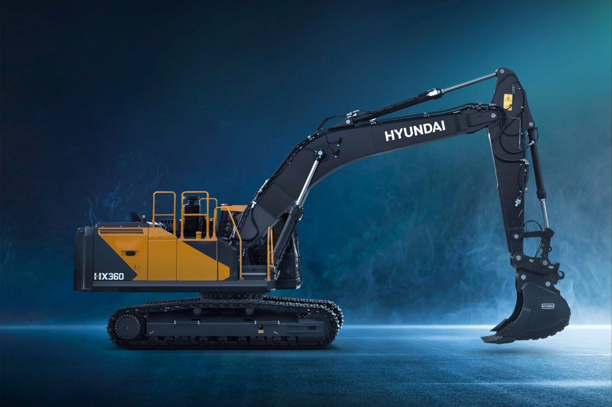 HD건설기계가 콘엑스포2026에서 공개하는 36톤급 현대 차세대 신모델 굴착기 ‘HX360’. HD건설기계 제공