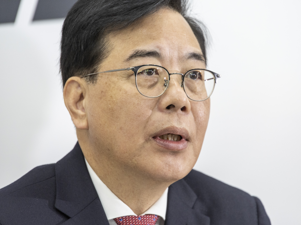 국민의힘 송언석 원내대표가 27일 국회에서 열린 기자간담회에서 현안 관련 발언을 하고 있다. 연합뉴스