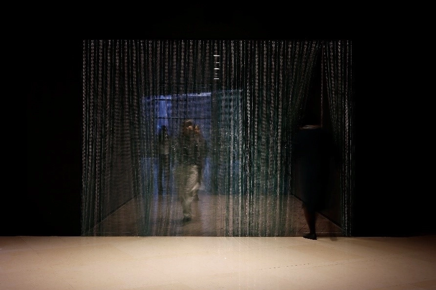 펠릭스 곤잘레스-토레스의 초록색 ‘비즈 커튼’ 리움미술관 제공