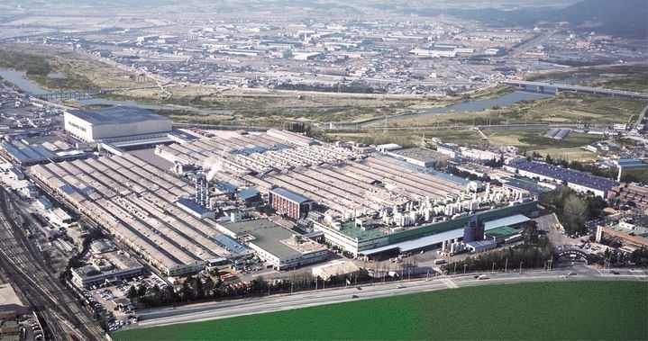 금호타이어 광주공장 전경.