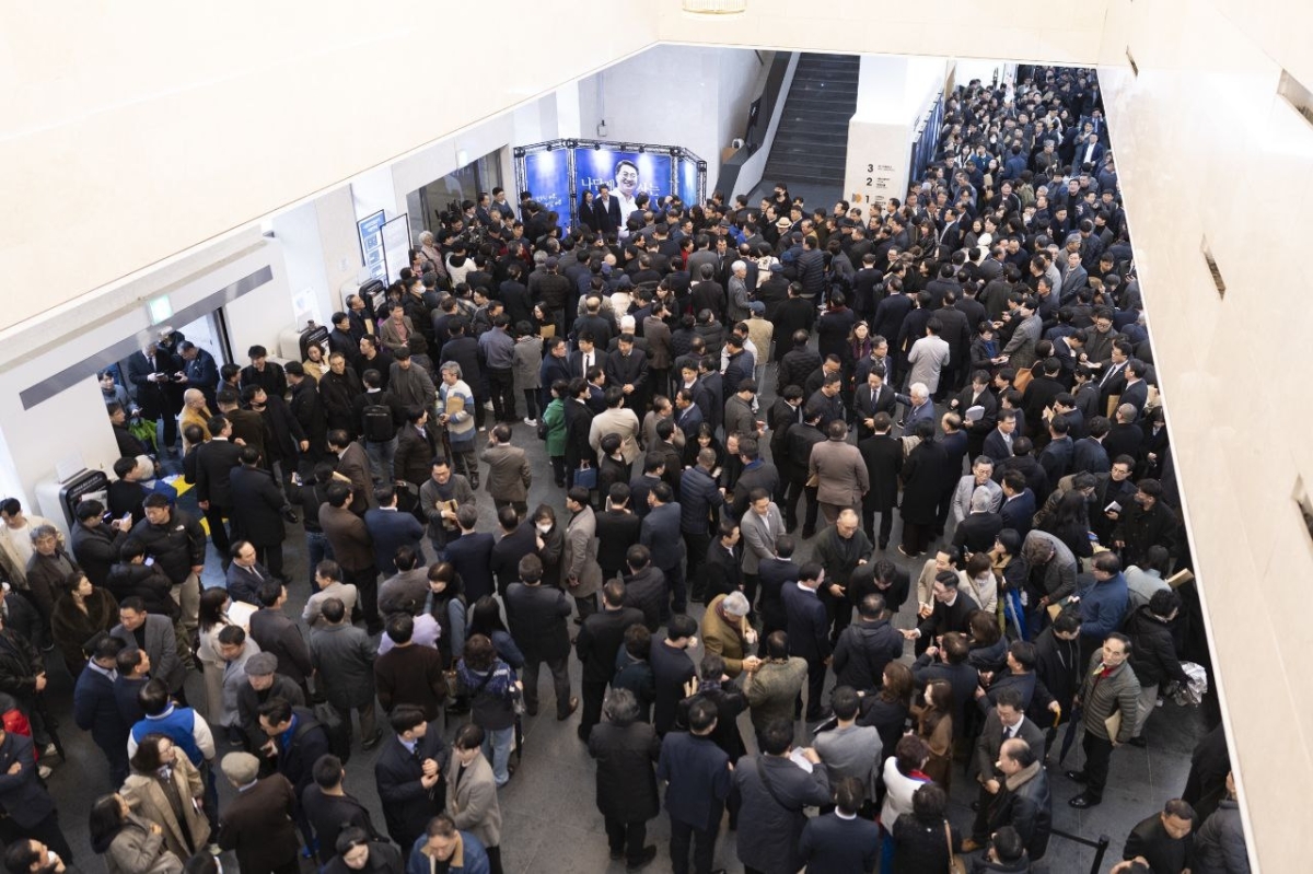 2일 오후 김동연 경기도지사의 <나답게 사는 세상-김동연의 경기도 비전> 출판기념회가 열린 경기아트센터 (더봄출판사 제공)