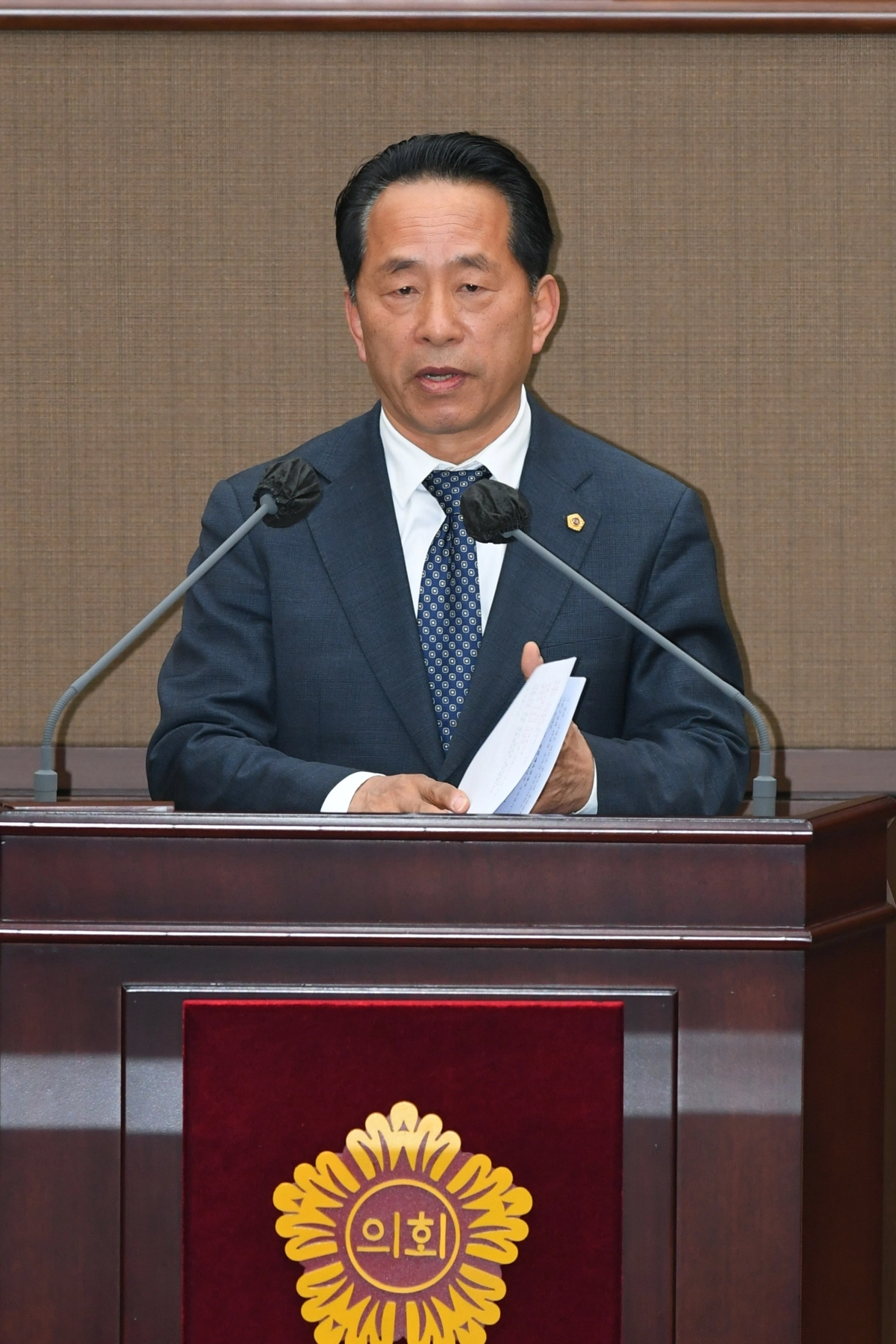 지난달 25일 열린 서울시의회 제334회 임시회 본회의에서 5분 자유발언을 하는 유정인 의원
