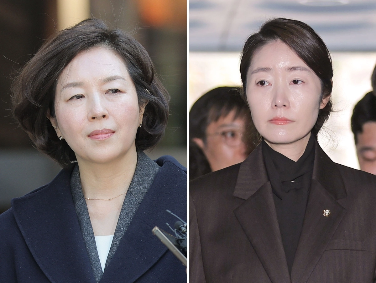 ‘1억 공천헌금 의혹’ 김경 전 시의원-강선우 의원 영장실질심사 출석