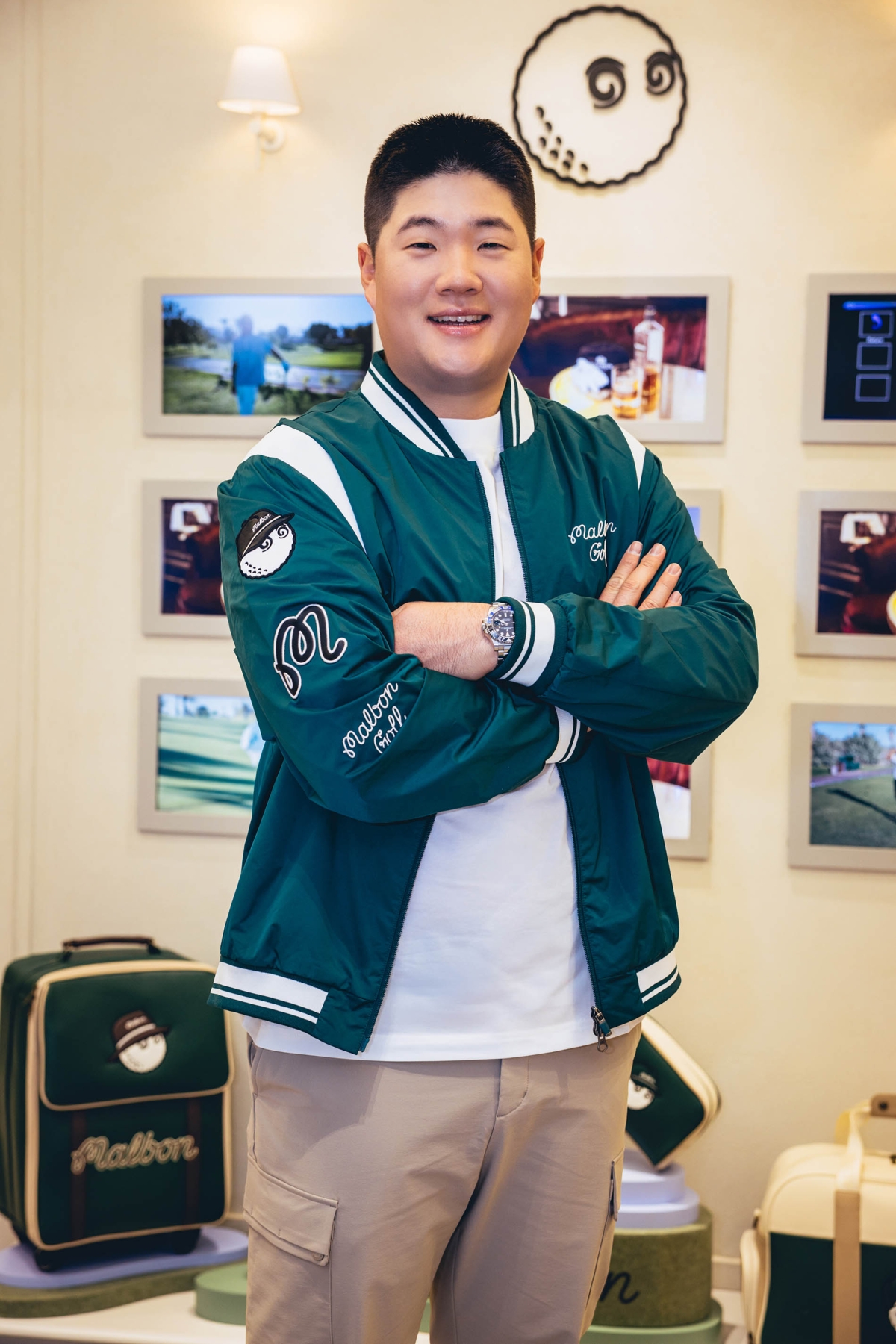 말본 골프웨어를 착용한 임성재. 말본 제공.