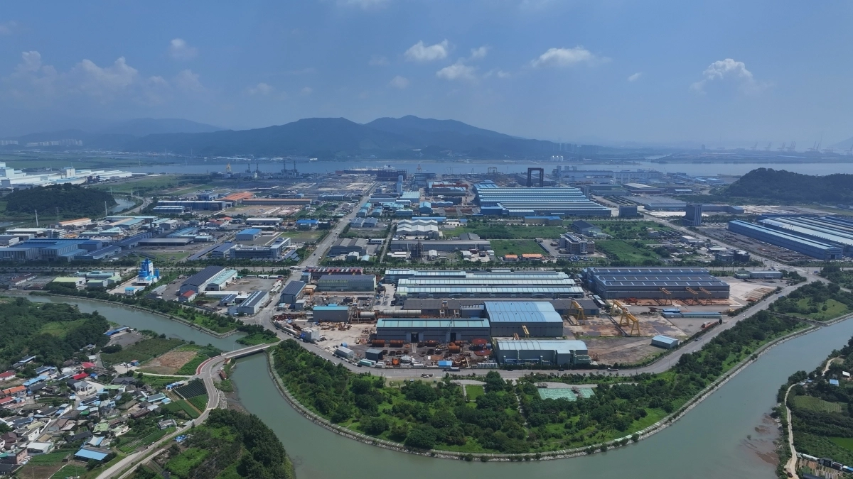 광양만권 율촌1산단 전경.