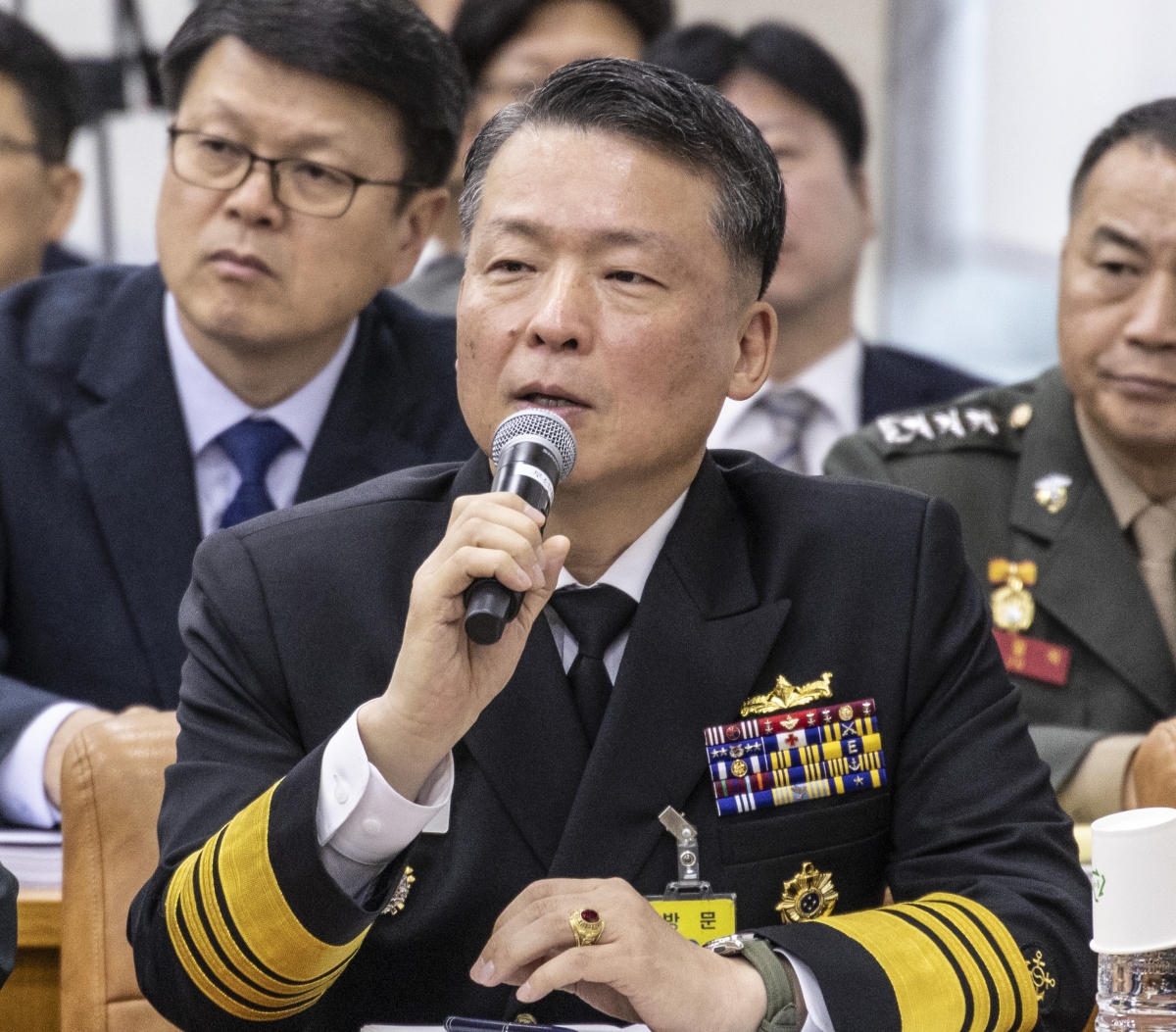 강동길 해군참모총장. 연합뉴스