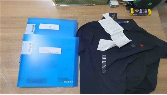 압수된 짝퉁 폴로. 인천본부세관 제공