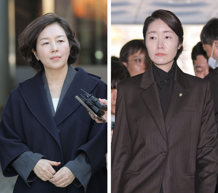 ‘1억 공천헌금 의혹’ 김경 전 시의원-강선우 의원 영장실질심사 출석