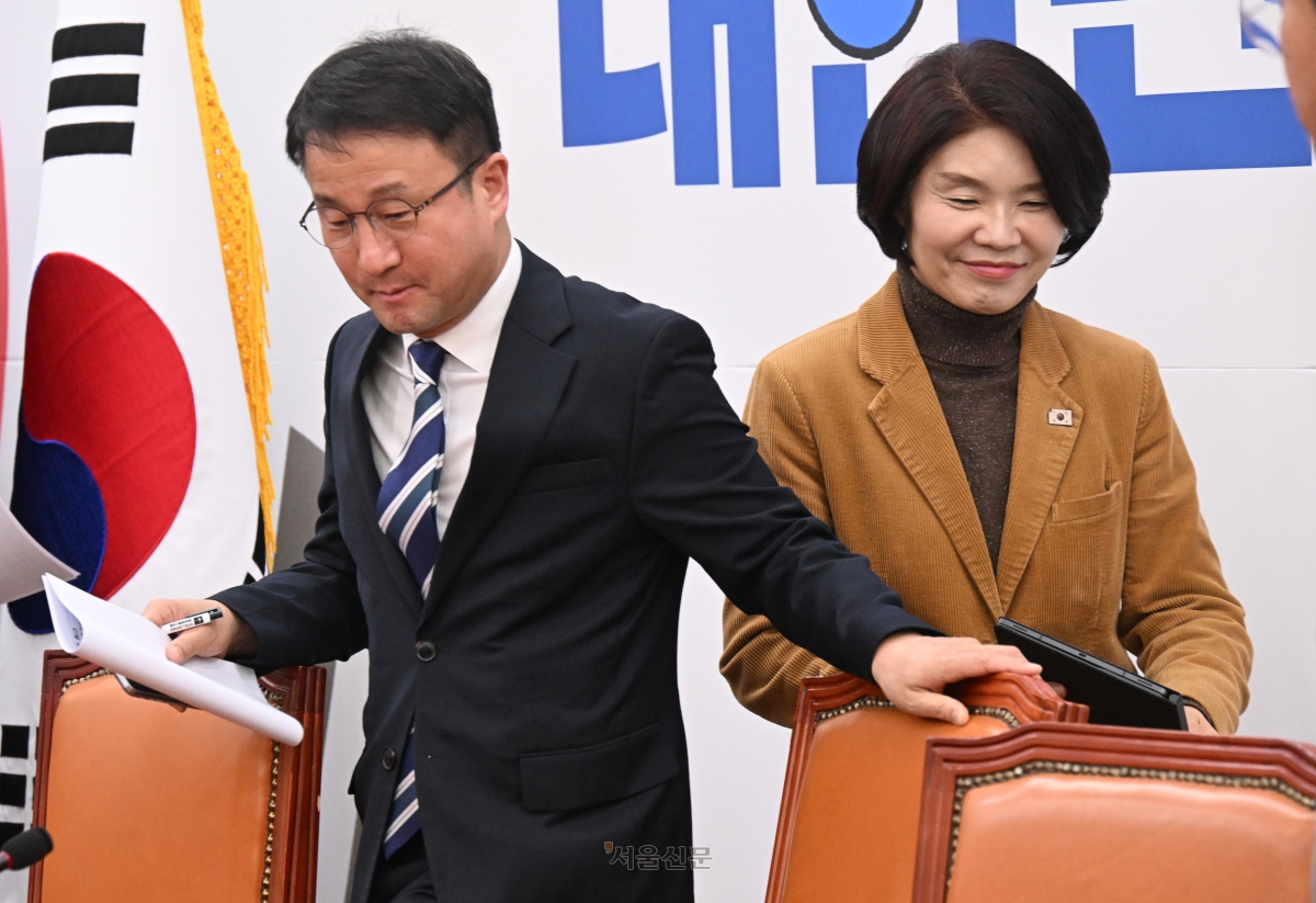 한병도 더불어민주당 원내대표가 5일 국회에서 열린 정책조정회의에 참석하고 있다. 2026.3.5 안주영 전문기자