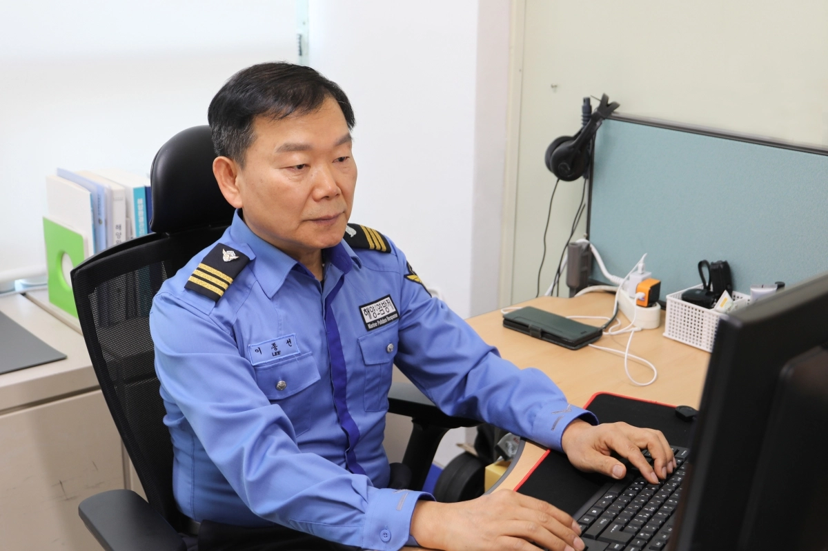 목포해영경찰서 이종선 예방지도계장. (목포해경 제공)