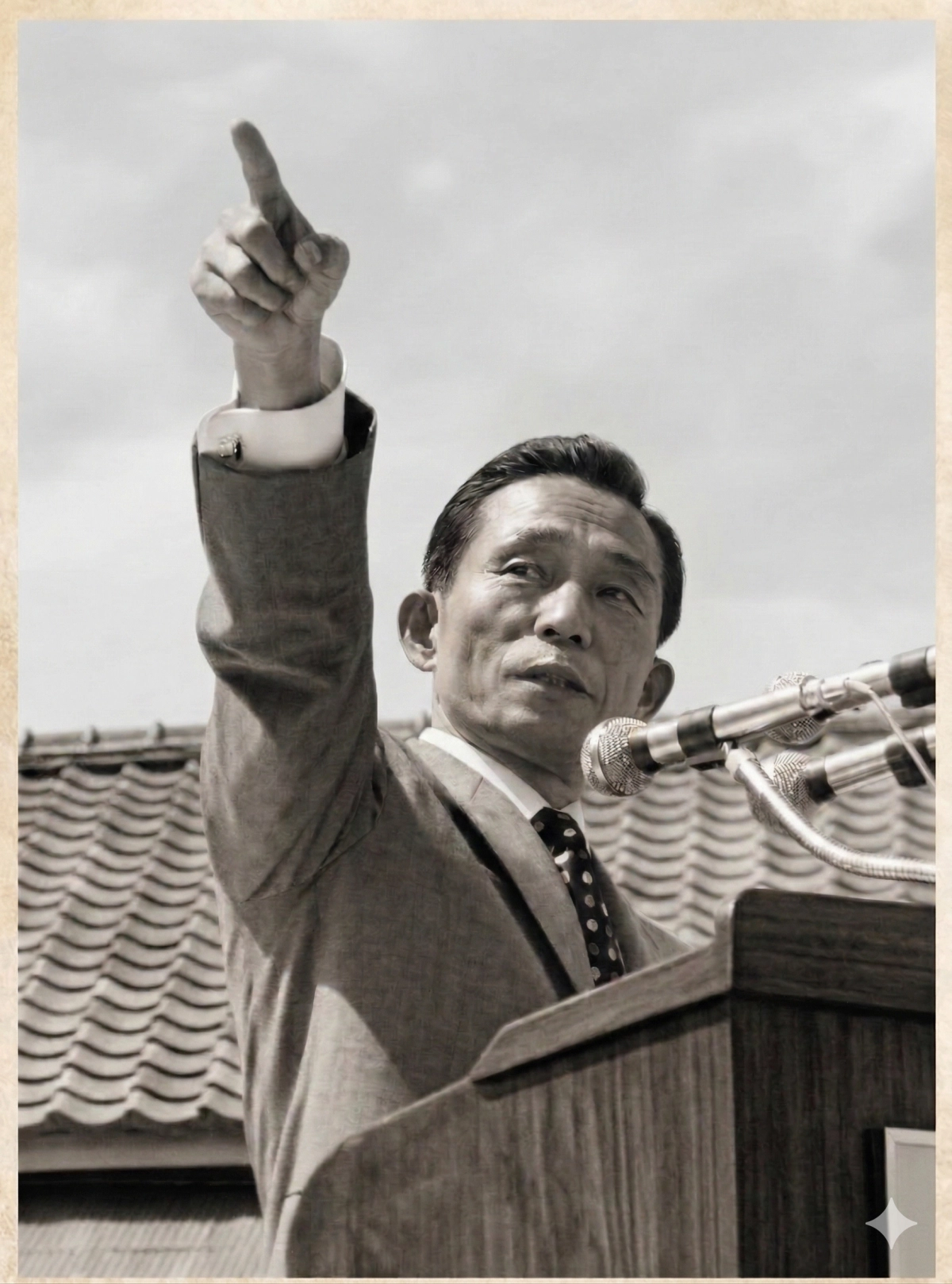 박정희 전 대통령이 연설하는 모습. 서울신문 DB