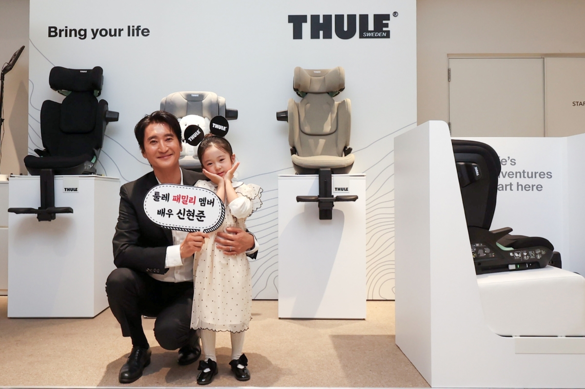 툴레 주니어 카시트, 배우 신현준과 딸 신민서 양이 함께한 ‘SAFE START’ 론칭 캠페인   사진=툴레 제공