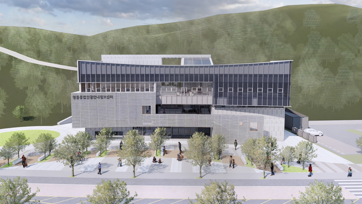 영동 종합관광 안내 정보센터 조감도. 영동군 제공.