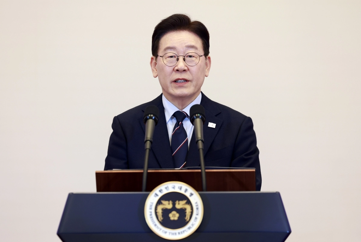 격려사하는 이재명 대통령