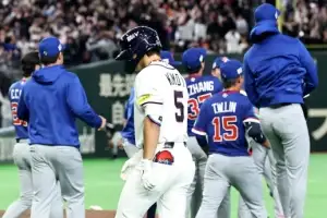 [포토] 김도영 3타점… 한국, 대만에 재역전패