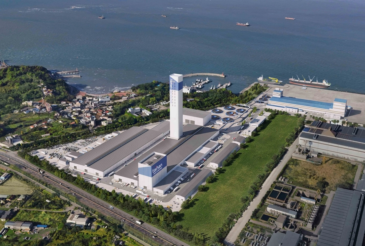 대한전선이 충남 당진에서 건설 중인 해저케이블 제2공장. 한국수출입은행 제공