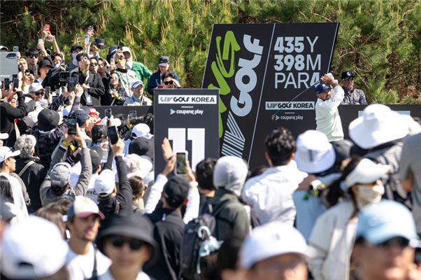 지난해 인천 잭니클라우스 골프클럽에서 열린 ‘2025 리브 골프 코리아 ’. 부산시 제공