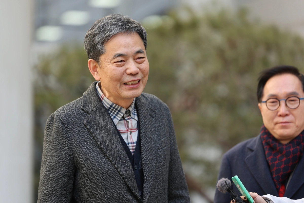 미소 보이는 곽상도 전 의원