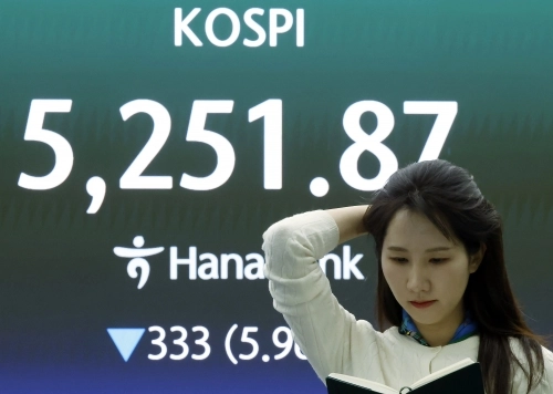 6% 가까이 빠진 코스피