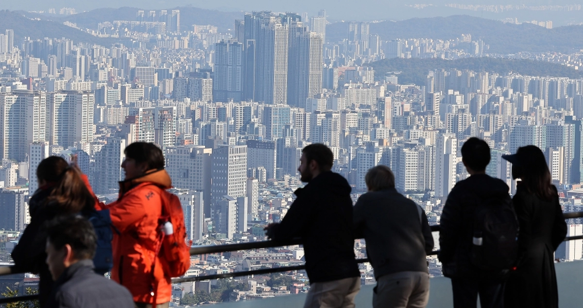 남산에서 바라본 서울시내 아파트 단지. 기사와 직접적인 관련 없음. 연합뉴스