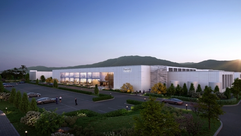 경북 포항시가 네오AI클라우드사와 추진 중인 ‘글로벌 AI 데이터센터’ 조감도. 포항시 제공
