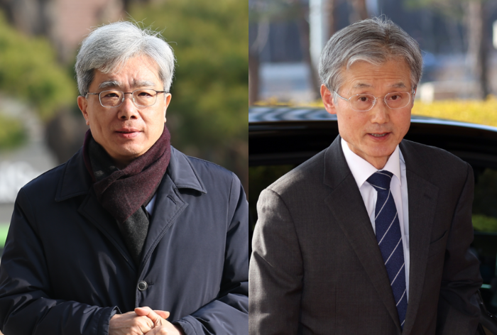 김상환(왼쪽) 헌법재판소장과 조희대(오른쪽) 대법원장이 각각 10일 서울 종로구 헌법재판소와 서초구 대법원으로 출근하고 있다. 이날 헌법재판소는 기자간담회를 열고 재판소원 시행과 관련해 “4심제의 부작용이 없도록 대비하고 있다”고 밝혔다. 재판소원 제도가 시행되면 대법원에서 확정된 판결이라도 기본권 침해가 있다고 판단하면 헌재가 이를 뒤집을 수 있다. 뉴스1·연합뉴스