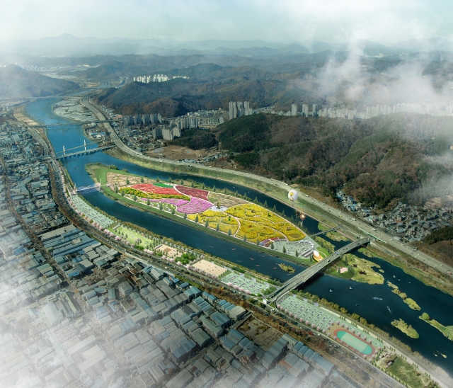 ‘대구 금호강 하중도 친수공간 조성 및 명소화 사업’ 조감도, 대구시 제공