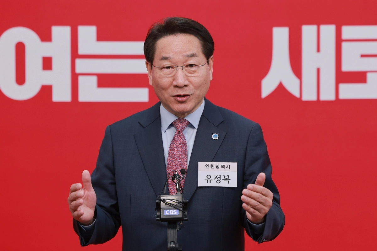6·3 지방선거 인천시장에 도전하는 유정복 인천시장. 연합뉴스