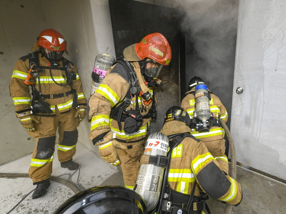 실전같은 소방 훈련