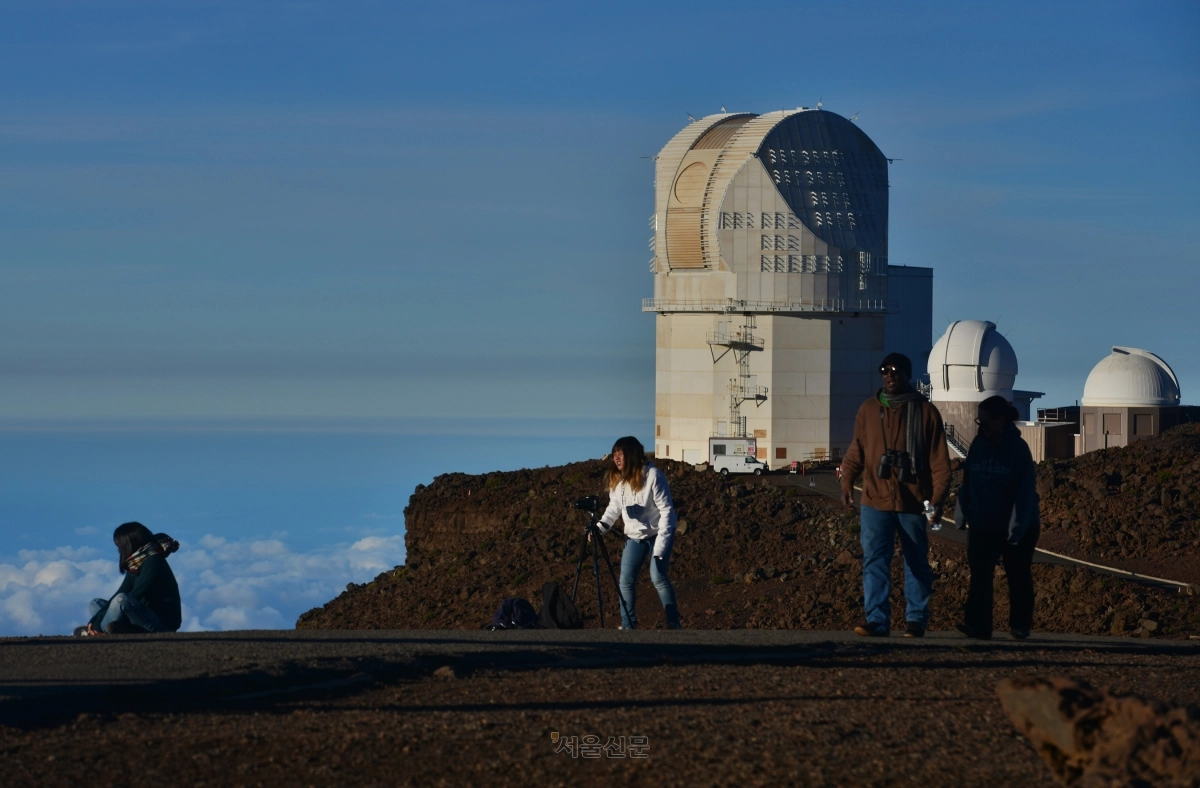 할레아칼라에 있는 미 항공우주국(NASA) 천문대.