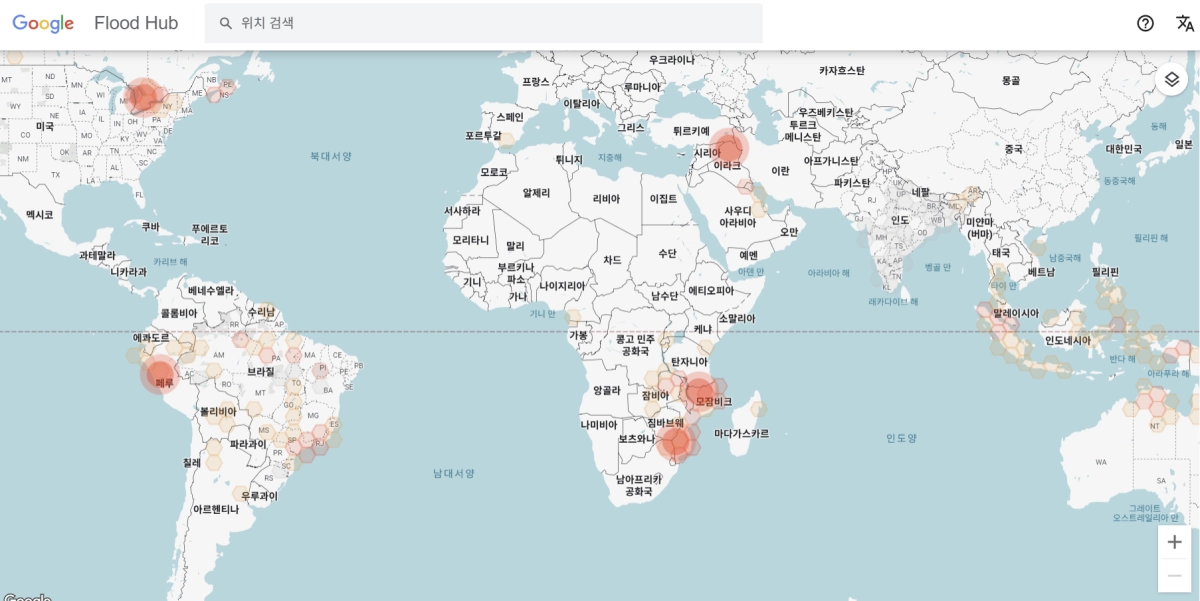 구글의 ‘플러드 허브’ 홈페이지 캡쳐