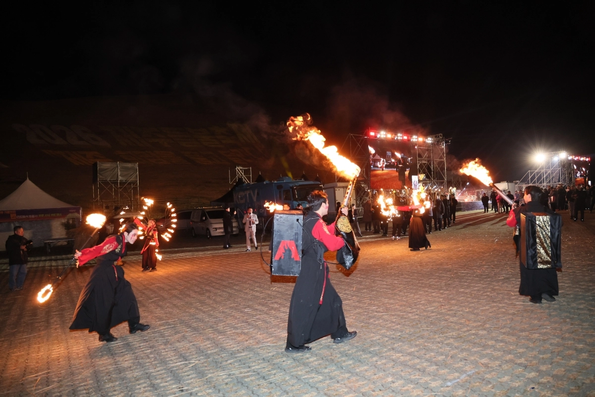횃불행진 모습. 제주시 제공