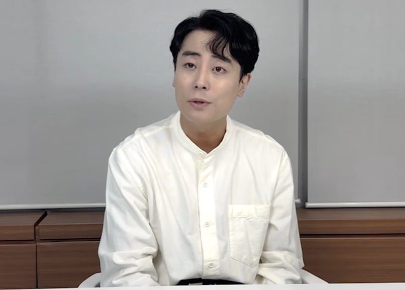 배우 한지상(44)이 ‘성추행 누명’을 재차 강조하고 나섰다. 특히 피해를 주장했던 여성의 녹취록을 공개하며 억울함을 토로했다. 2026.3.13 한지상 유튜브 화면