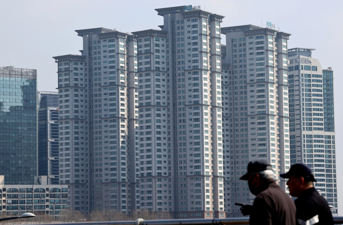 지난달 9일 서울 영등포구 여의도에 아파트와 오피스텔 단지가 보이고 있다. 뉴시스